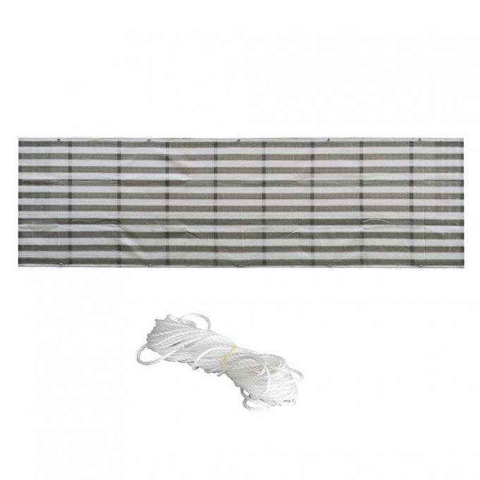 شبكة الظل Hdpe للشرفة 0.9x5m UV الشراع التشطيب 5